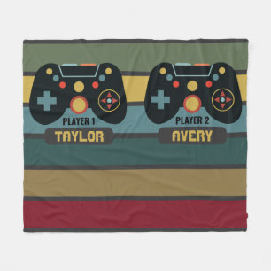 Cobertor De Velo Jogadores de Jogos Fleece Blanket