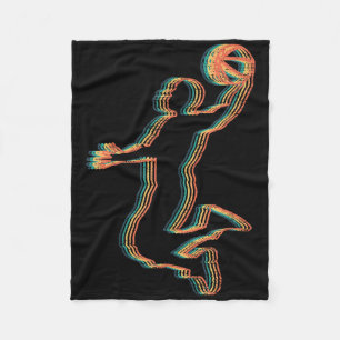 Cobertor De Velo Jogadores legal De Basquete De Slam Dunk Coach Si