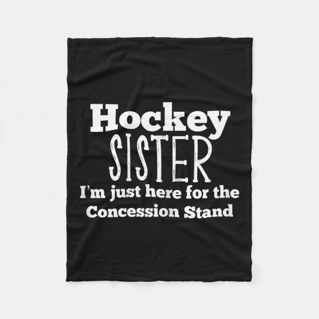 Cobertor De Velo Jogo da Filha Irmã de Hóquei (Frente)