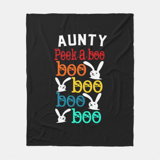 Cobertor De Velo Jogo Da Tia Bunny Para Crianças Novamente Adultos (Frente)