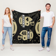 Jogo de Futebol Preto e Dourado