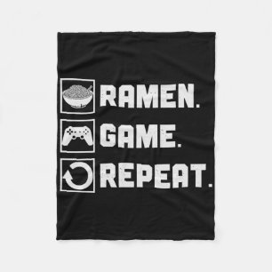 Cobertor De Velo Jogo de Ramen Repetir Vídeo Games Console Noodle G