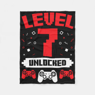 Cobertor De Velo Jogo de Vídeo Jogo Aniversário Gamer De 7 Anos 1