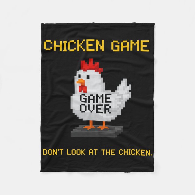 Cobertor De Velo Jogo do Frango Não Olhe Para o Frango Frango Engra (Frente)