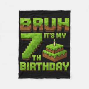 Cobertor De Velo Jogo engraçado de aniversário cara é meu aniversár
