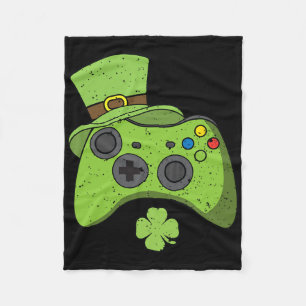 Cobertor De Velo Jogo Engraçado de Dias de São Patrícios do Console