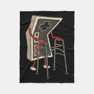 Cobertor De Velo Jogo Jogador Antigo Engraçado Jogos Retro 80s 90s 