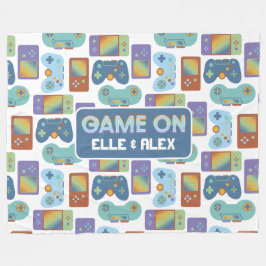 Cobertor De Velo Jogo no Flece Blanket