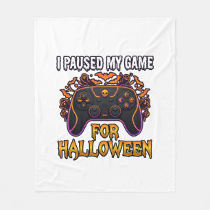 Cobertor De Velo JogoPausado Halloween Controles Morcegos Fantasmas