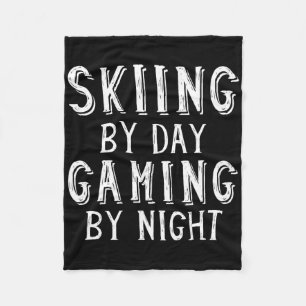 Cobertor De Velo Jogos De Esqui Por Dia Com Presente Noturno De Ski