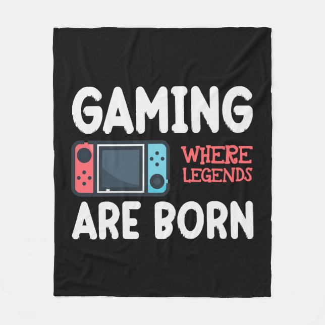 Cobertor De Velo jogos onde lendas nascem (Frente)