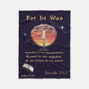 Cobertor De Velo John 3:16