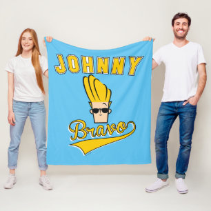 Cobertor De Velo Johnny Bravo Collegiate Graphic