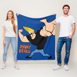 Cobertor De Velo Johnny Bravo Iconic Pose