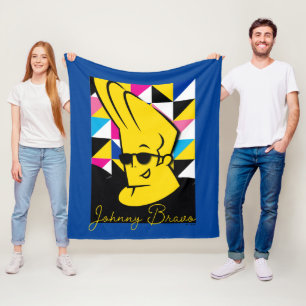 Cobertor De Velo Johnny Bravo Pop Art Graphic