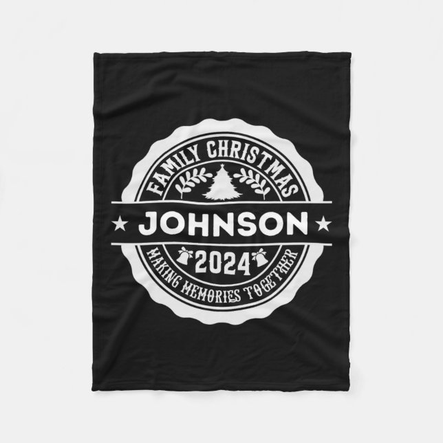 Cobertor De Velo Johnson Family Christmas (Frente)