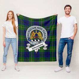 Cobertor De Velo Johnston Moderno Brasão de Clã Tartan Xadrez