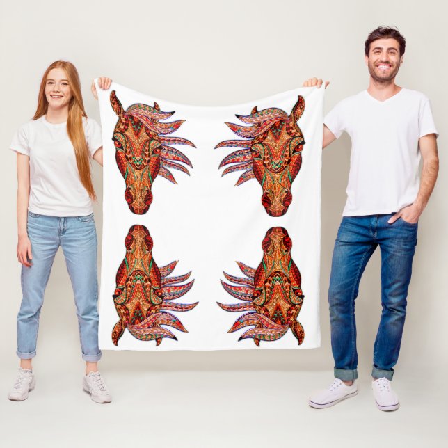 Cobertor De Velo Joia do cavalo: vaquinha castanha vermelha (In Situ)