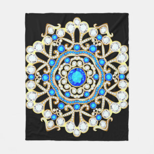 Cobertor De Velo Joias de mandala brooch, elemento design. Dentes t