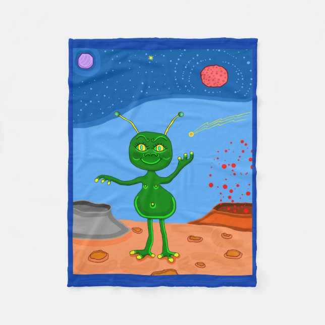 Cobertor De Velo Jolly, a Alienígena (Frente)