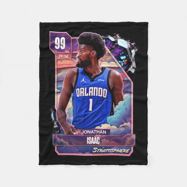 Cobertor De Velo Jonathan Isaac 99 Dark Card Hd (Frente)