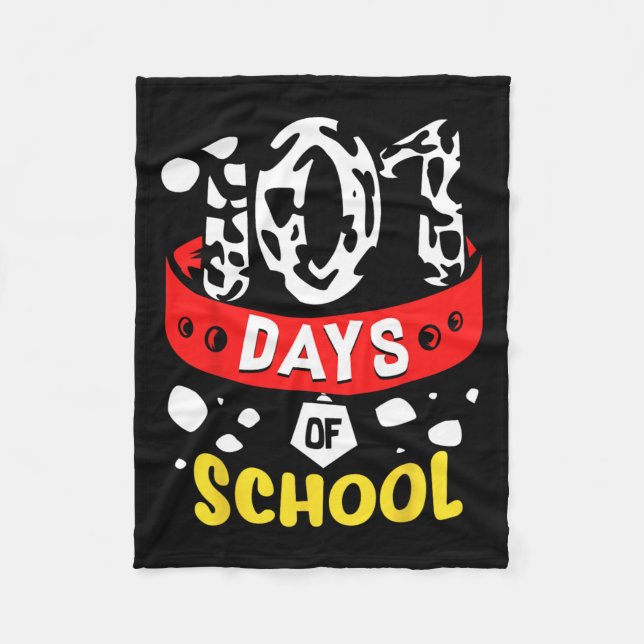 Cobertor De Velo Jornadas Escolares T Cachorro Dalmaciano 100 Ditos (Frente)