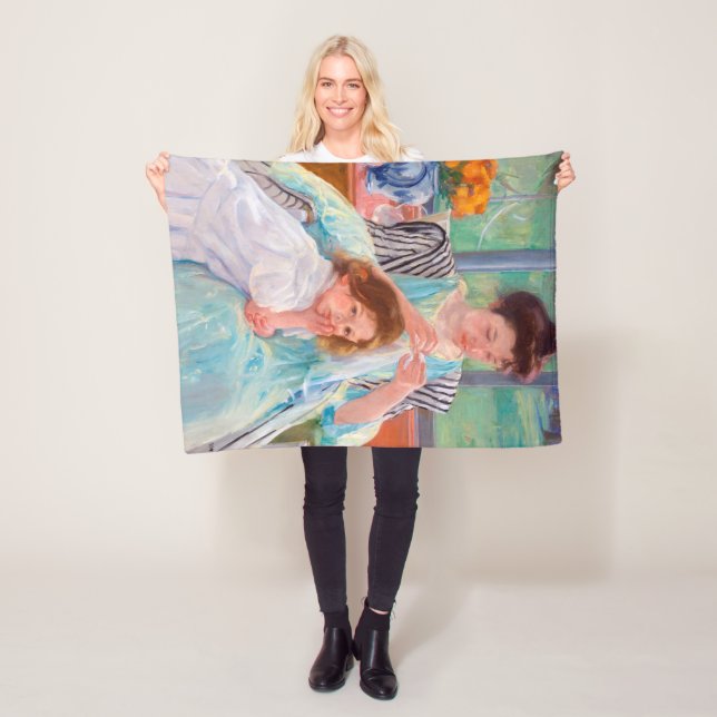 Cobertor De Velo Jovem Mãe Costurando, Mary Cassatt (In Situ)