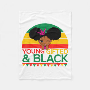 Cobertor De Velo Jovem Talentoso Preto Dashiki Orgulho Africano His