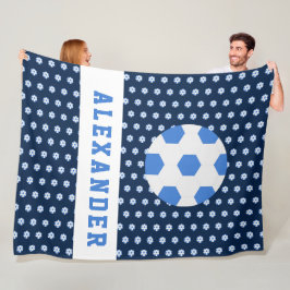 Cobertor De Velo Jovens Adolescentes de Futebol Personalizados