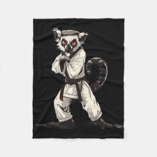Cobertor De Velo Judô Lêmure Natureza Kickboxing Taekwondo Arte Mar