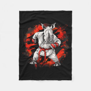 Cobertor De Velo Judo Rhino Nature Kickboxing Taekwondo Artes Marci