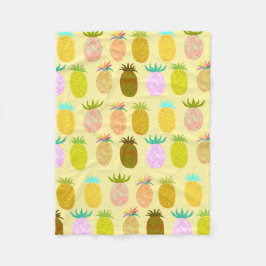Cobertor De Velo Juicy Pineapple Pattern