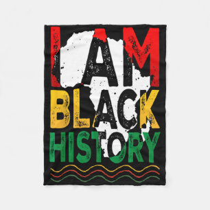Cobertor De Velo Juneteenth História Negra Negra Afro-Americana