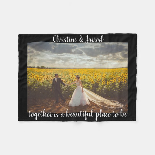 Cobertor De Velo Juntos é um lugar bonito para se fotografar (Frente (Horizontal))
