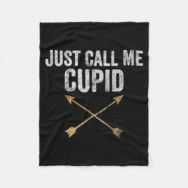 Cobertor De Velo Just Call Me Cud Shirt Retro Arrow Valentine Day  (Frente)