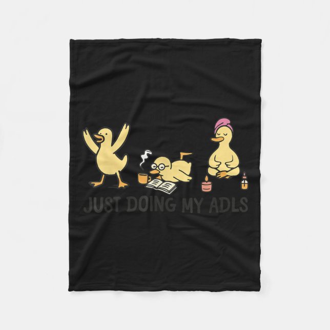 Cobertor De Velo Just Doing My Adls - Silly Goose Occupational Ther (Frente)