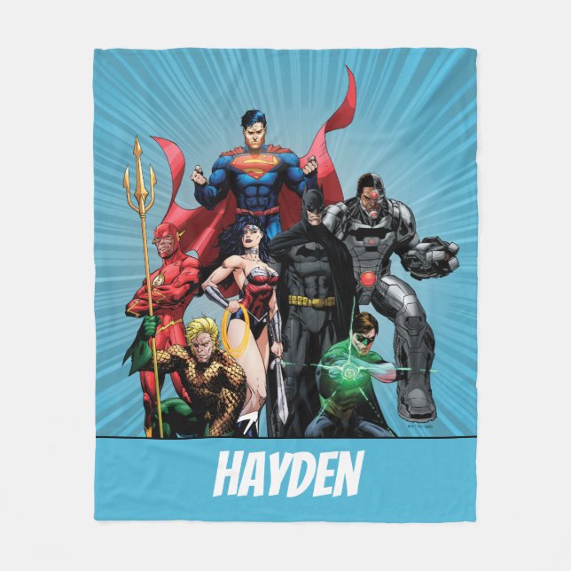 Cobertor De Velo Justice League - Group 2 (Frente)