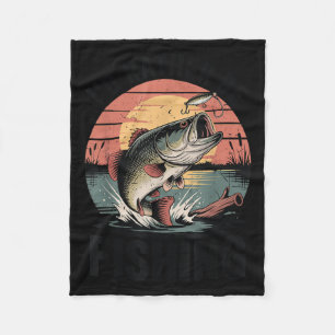 Cobertor De Velo Juventude Eu Preferiria Estar Pescando-camisa Meni