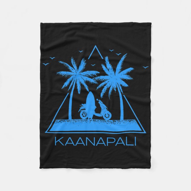 Cobertor De Velo Kaanapali Shirt Kaanapali Beach Maui Hawaii Vacati (Frente)