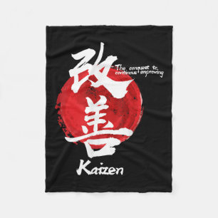 Cobertor De Velo Kaizen Japonês Melhorando o Citação do Conceito