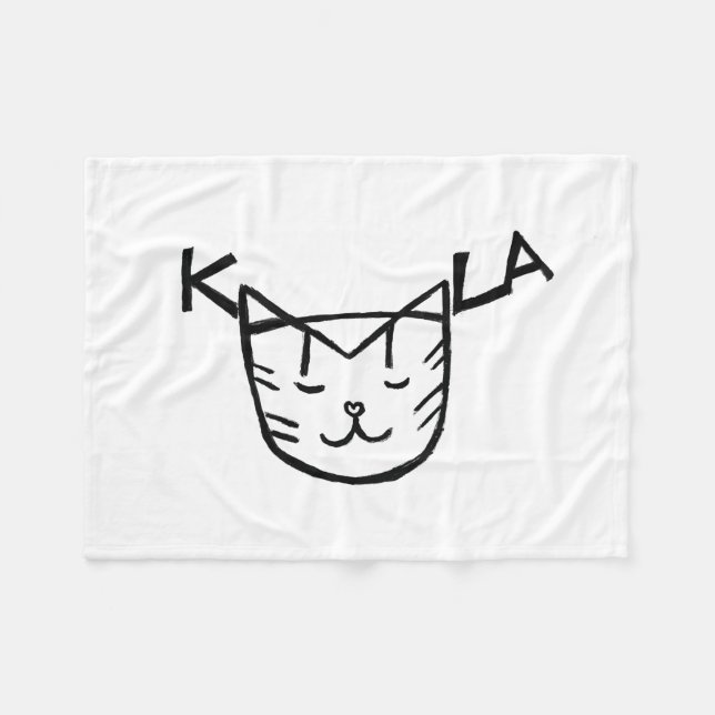 Cobertor De Velo Kamala Cat Blanket (Frente (Horizontal))