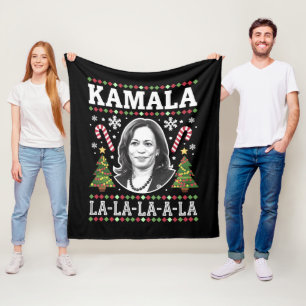 Cobertor De Velo Kamala Harris 2024 Natal Vírgula La Xmas