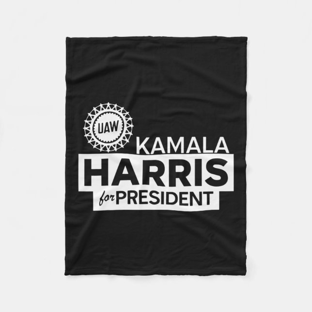 Cobertor De Velo Kamala Harris Para O Presidente 2024 (Frente)