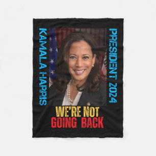 Cobertor De Velo Kamala Harris Presidente 2024 Não vamos voltar