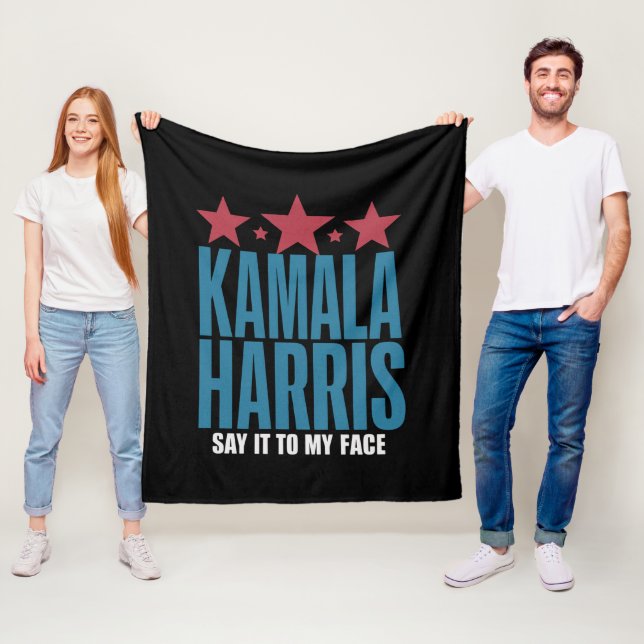Cobertor De Velo Kamala Harris Se Você Tem Algo a Dizer, Diga  (In Situ)