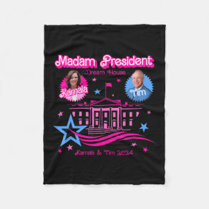 Cobertor De Velo Kamala Harris Senhora Presidente Casa Branca
