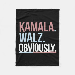 Cobertor De Velo Kamala Harris Tim Wheimer Obviamente Roupa Vote B