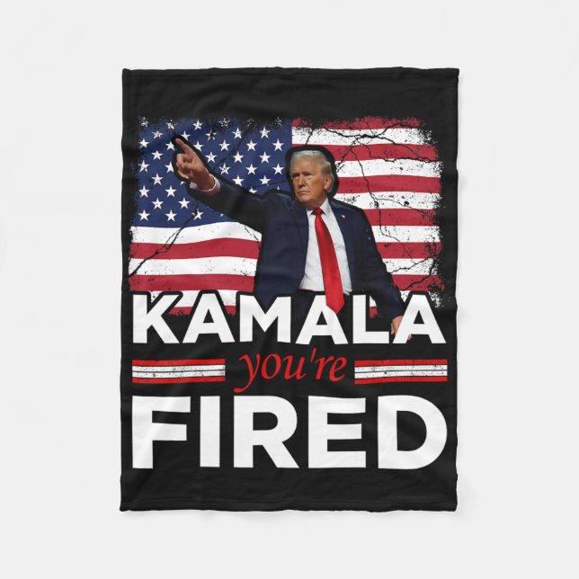 Cobertor De Velo Kamala You're Fired Funny  (Frente)