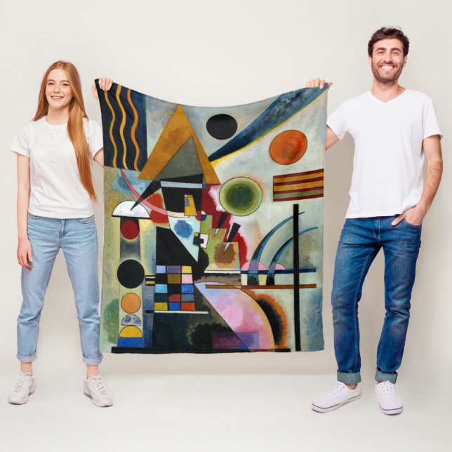 Cobertor De Velo Kandinsky - Pintura famosa e balançante, (In Situ)