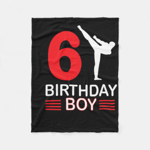 Cobertor De Velo Karate Birthday Tee Boy Gift Kids Taekwondo 4